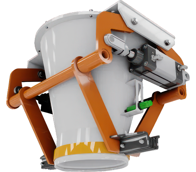 Овальная, съемная горловина