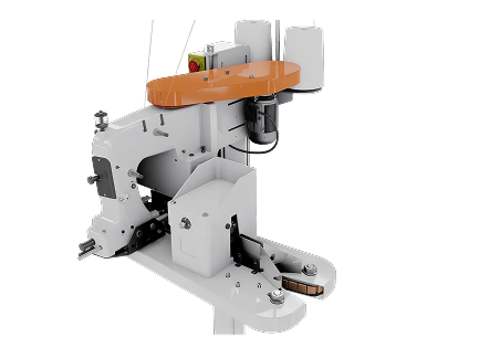 Устройство формирования и протяжки горловины мешка